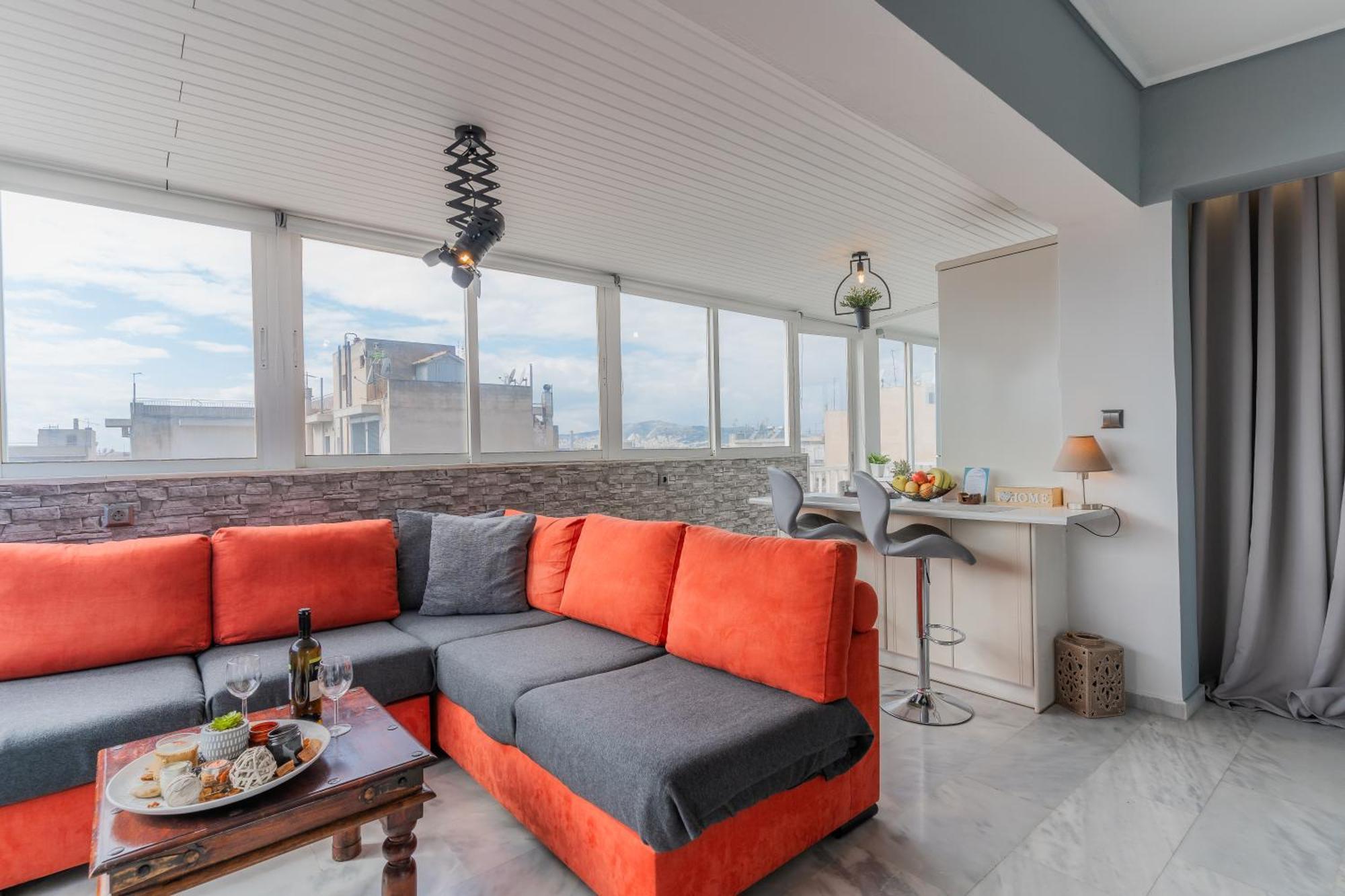 Apartmán Acrolofts M62 With Playground Atény Exteriér fotografie