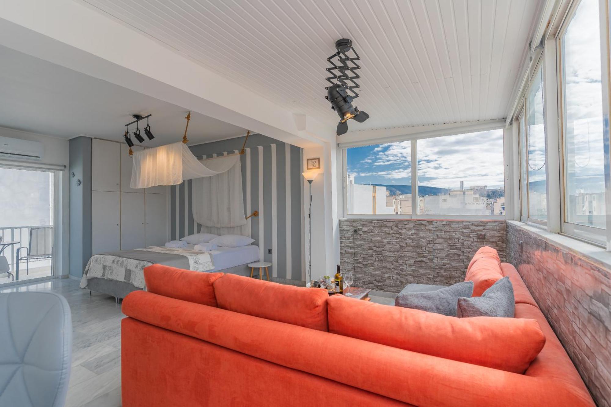 Apartmán Acrolofts M62 With Playground Atény Exteriér fotografie